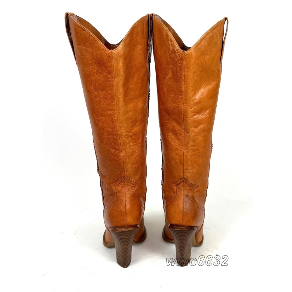 Jessica Simpson Abilene Alan Cowboy Cowgirl Boots - Women's 6.5B VG Condition - Picture 7 of 11